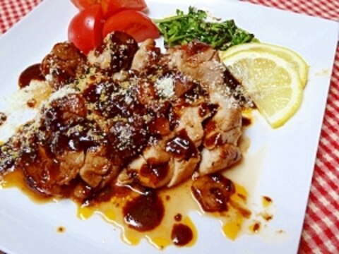 話題の塩ヨーグルト♪　「鶏モモ肉のグリル」